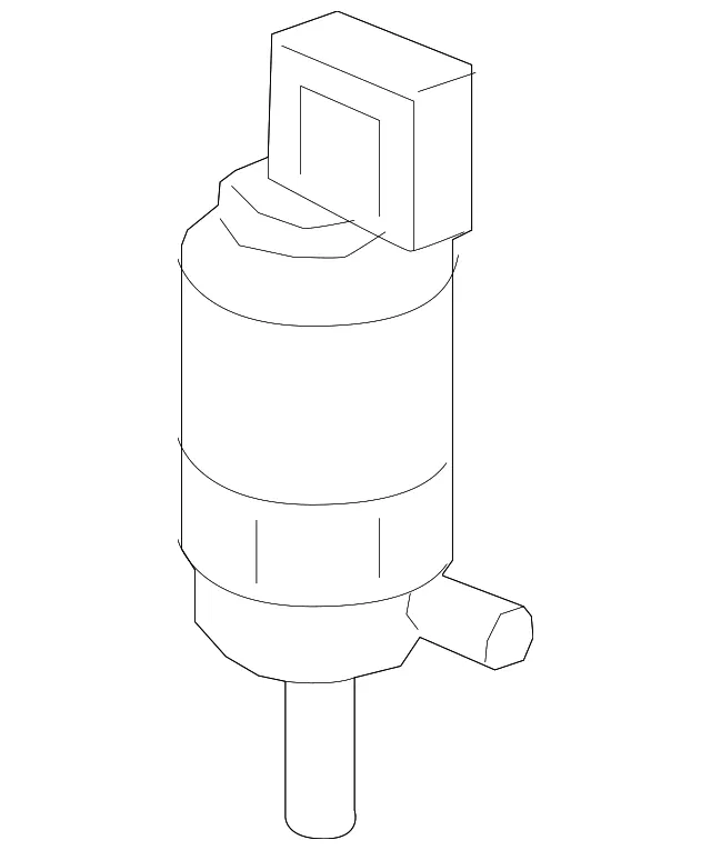 Windshield Washer Pump - GM (13508971) - view 9