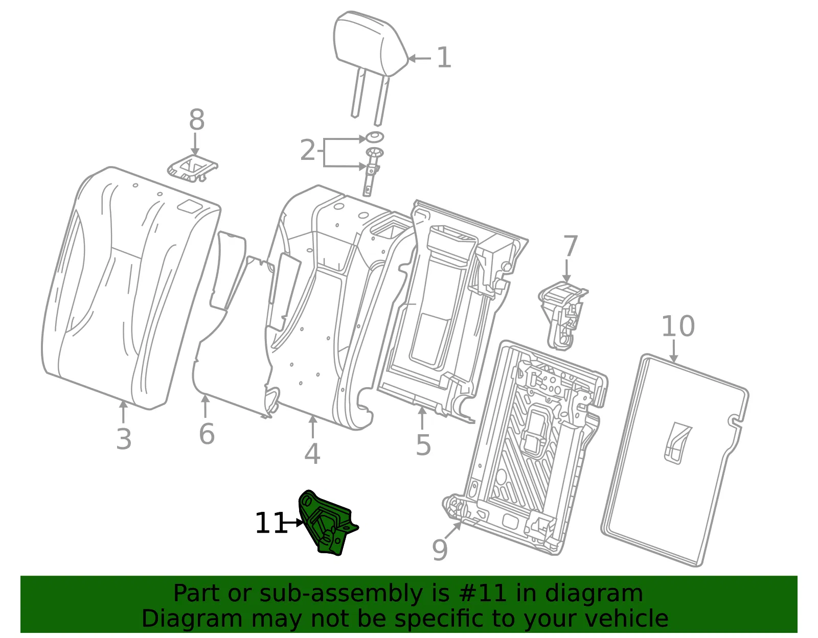 Hinge - GM (13510677) - view 3