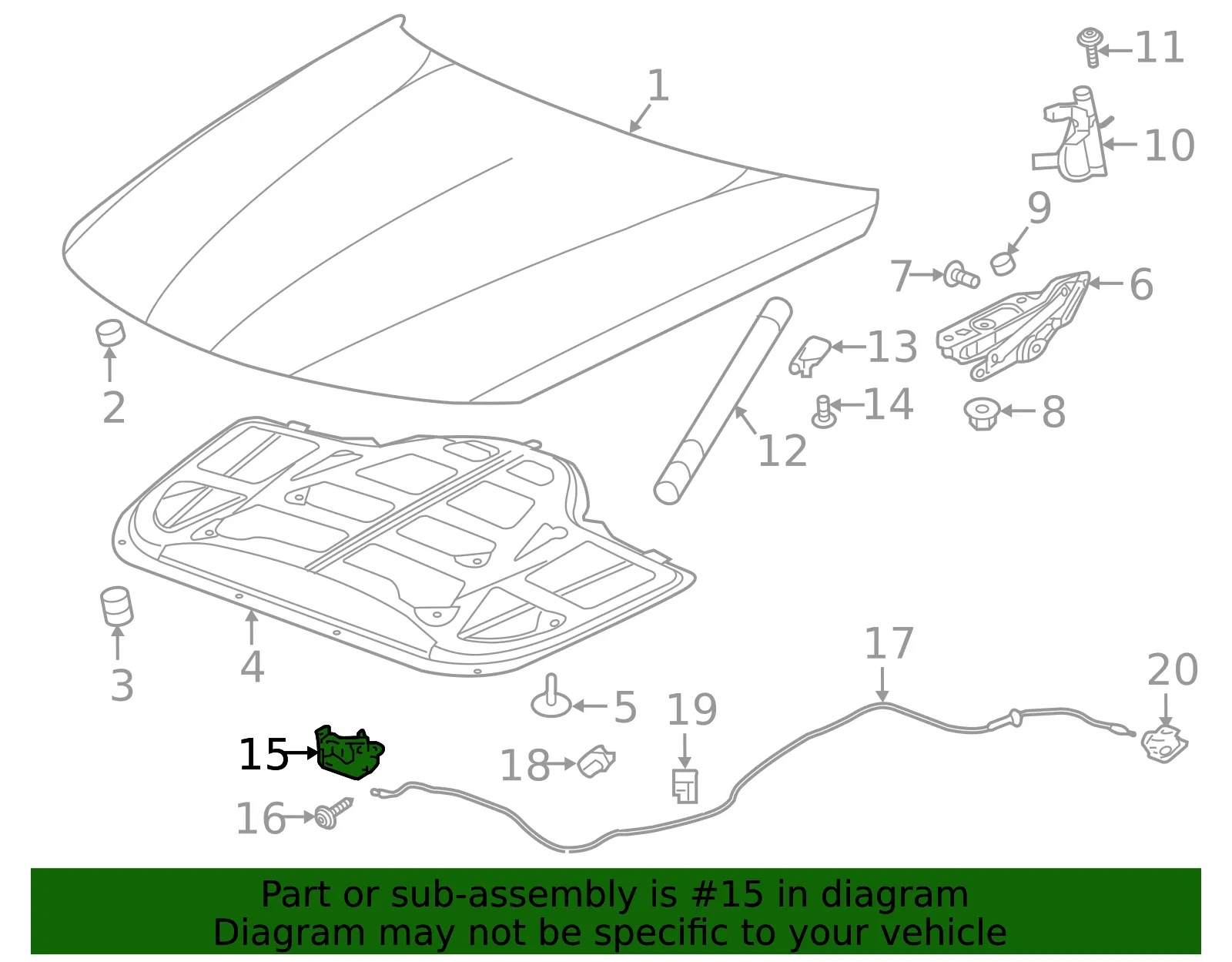 Latch - GM (13539022) - view 4