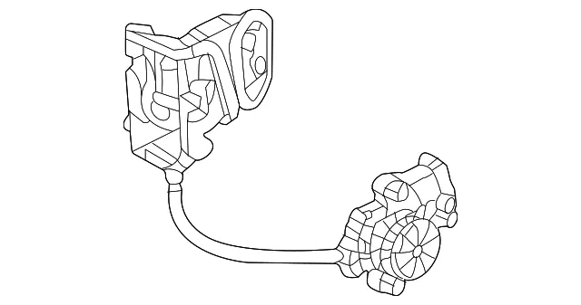 Front Driver Side Door Latch - GM (13540971) - view 2