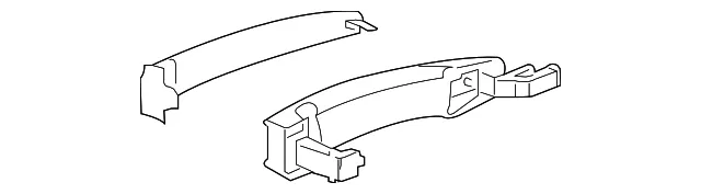 Handle, Outside - GM (13548095) - view 2