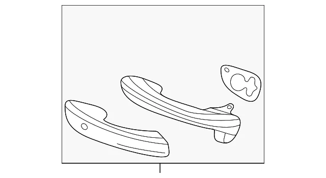 Handle, Outside - GM (13548523) - view 2