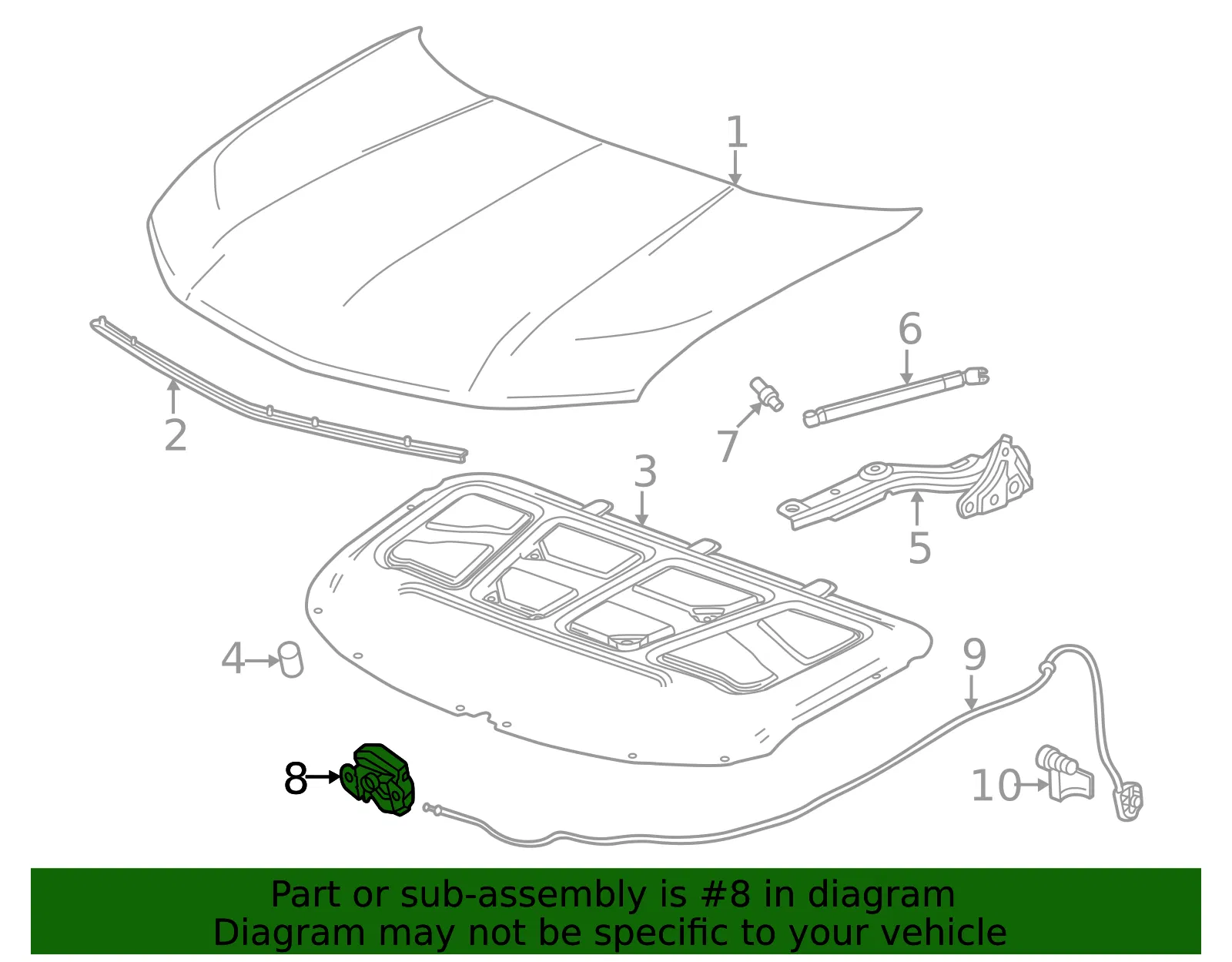 Latch - GM (13550824) - view 3