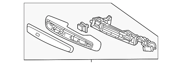 Handle, Outside - GM (13563175) - view 4