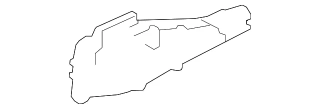 Driver Side Front Door Outside Handle Bracket - GM (13576837) - view 3