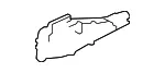 Driver Side Front Door Outside Handle Bracket - GM (13576837) - view 9
