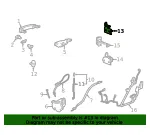 Front Side Door Hinge - GM (13576848) - view 9