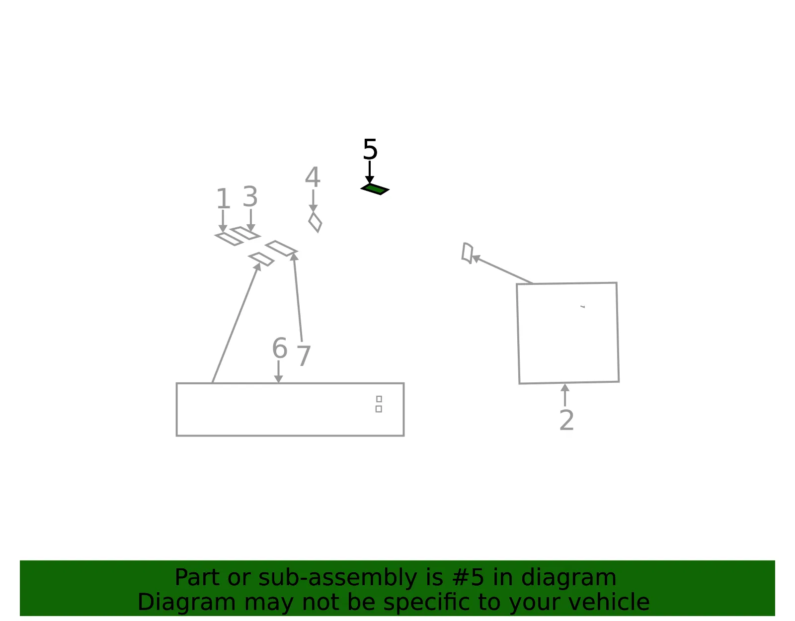 Caution Label - GM (15002610) - view 2