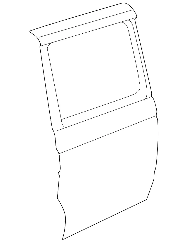 Door Assembly Rear Side <Use 1C5J 2 - GM (15004167)