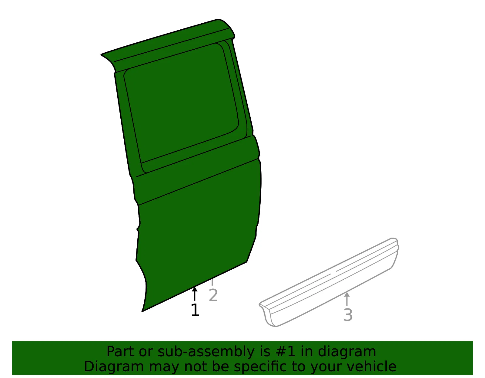 Door Assembly Rear Side