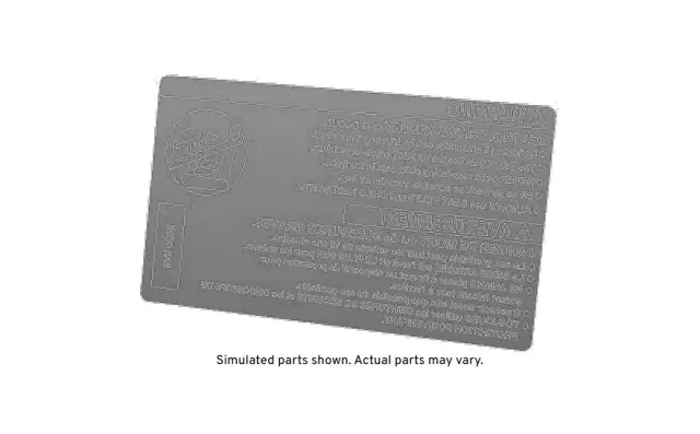 Caution Label - GM (15006352)