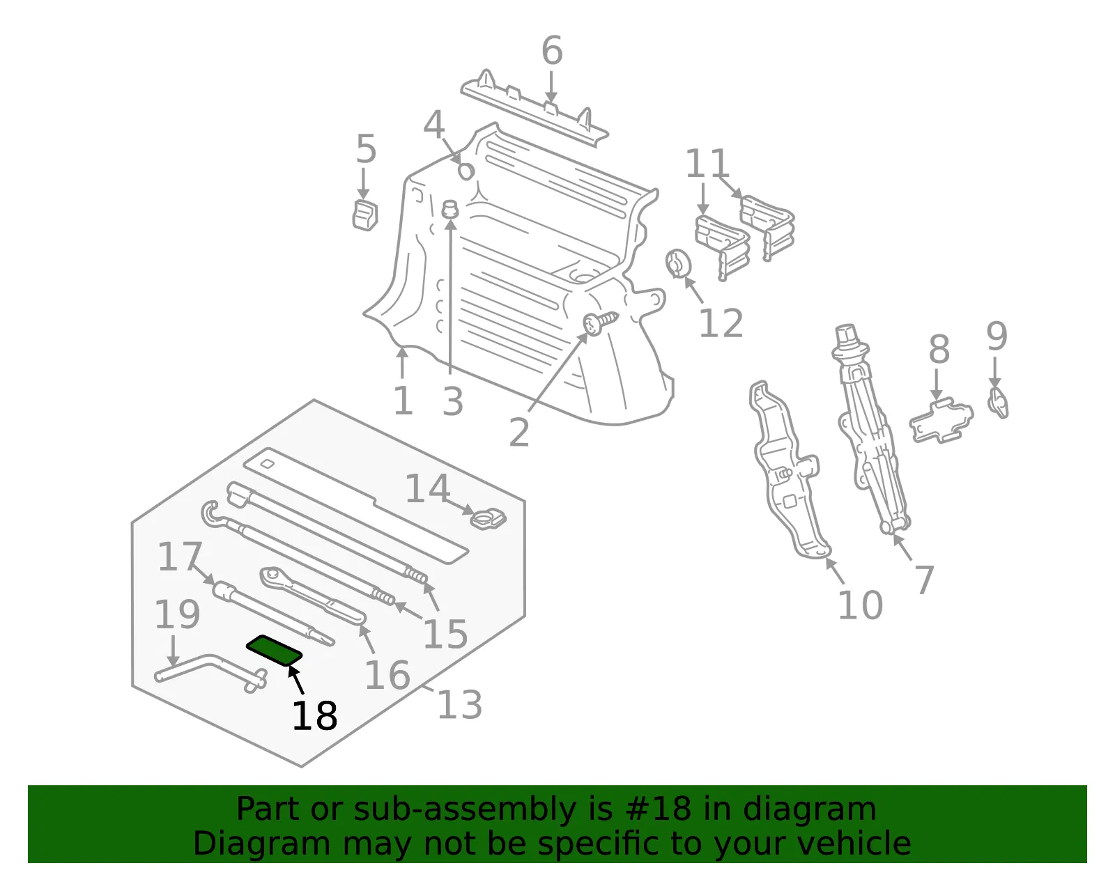 Caution Label - GM (15006354) - view 2