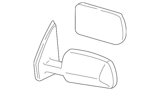 Mirror Assembly O S Rear View Mar - GM (15031781)