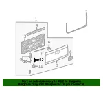 Driver Side Tailgate Hinge - GM (15078745) - view 9