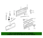 Hinge - Driver's Side (LH) - GM (15080227) - view 9