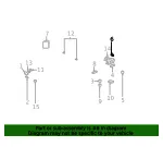 Jack Usage Information and Warning Label - GM (15123695) - view 7