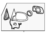 Driver Side Mirror - GM (15124827) - view 11