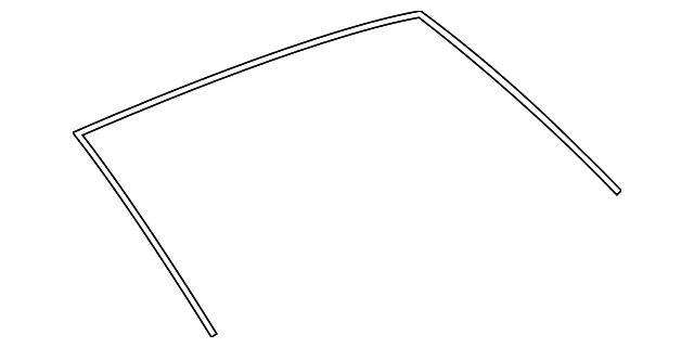 Molding R/Window Upper Rvl - GM (15146480)