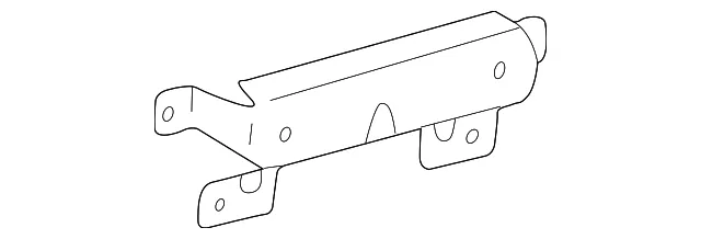 Pull Handle Bracket - Passenger Side (RH) - GM (15148592) - view 3