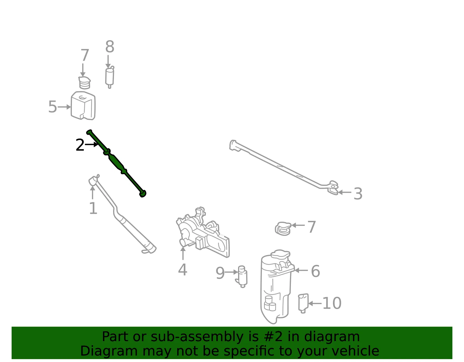 Windshield Wiper Blade, 18 in - GM (15184702) - view 4