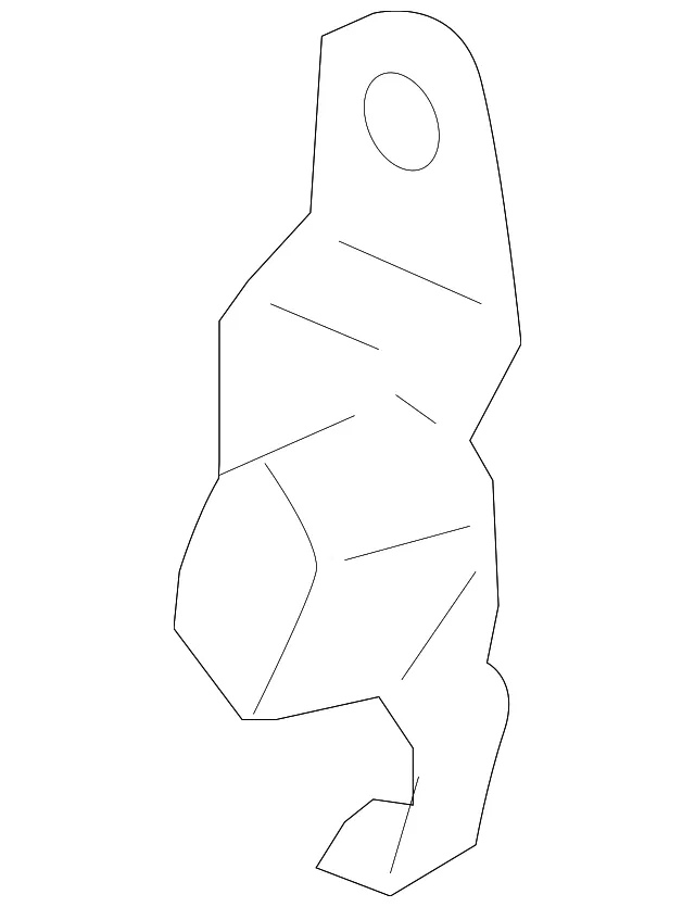 Tailgate Hinge - GM (15206082) - view 4