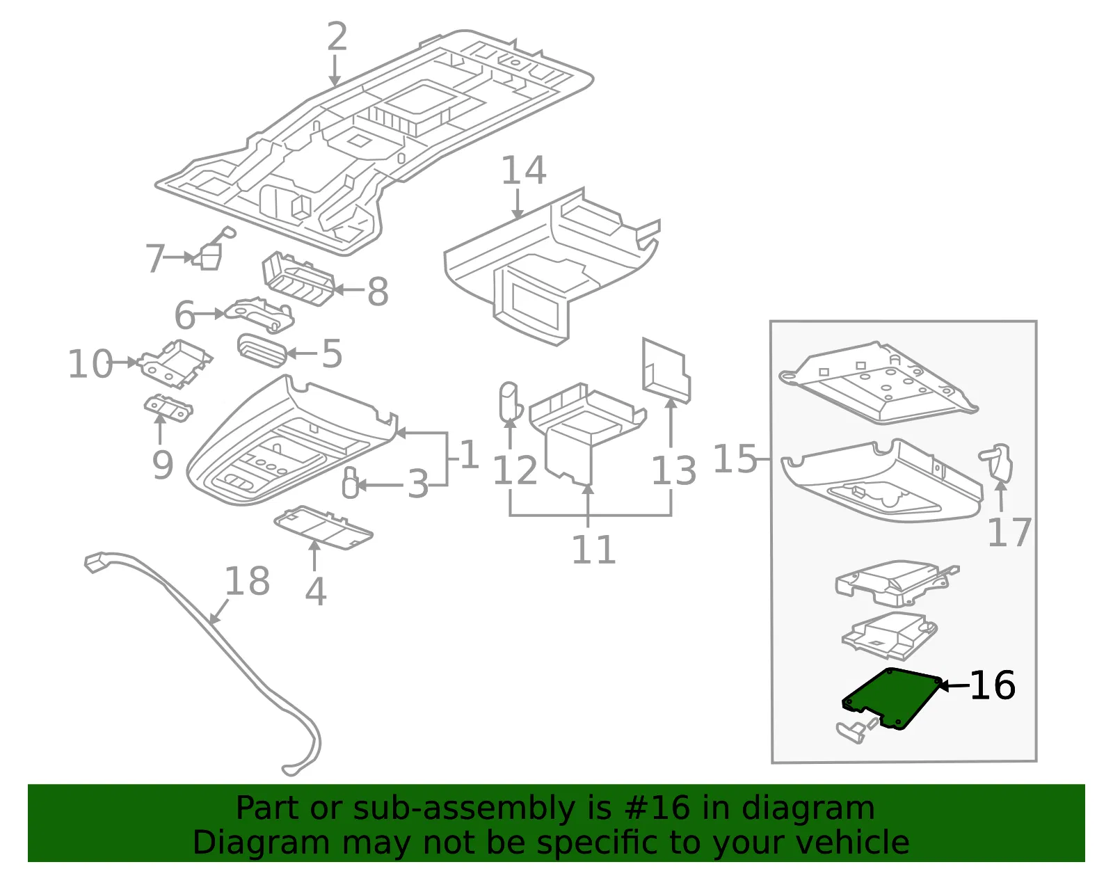 Door Assembly Mobile Entert Dat - GM (15239484) - view 2