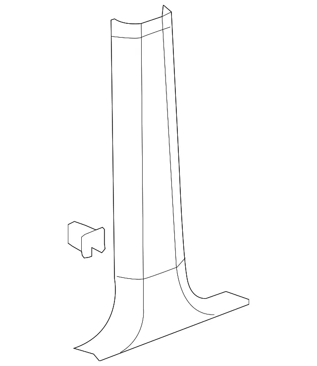 Molding Assembly C/Plr Lower Garn - GM (15246139)