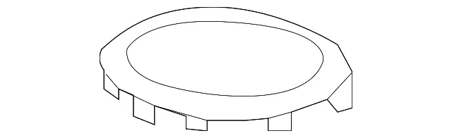 Grille Rdo Rear Spkr Cashmer - GM (15249326)