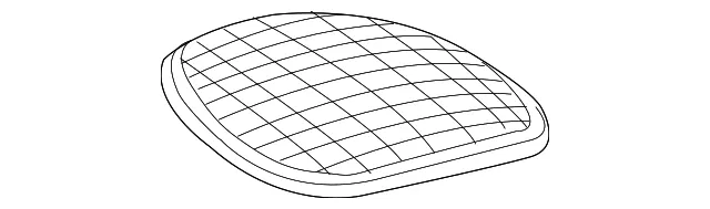 GRILLE RDO RR SPKR *VY DK - GM (15263186)
