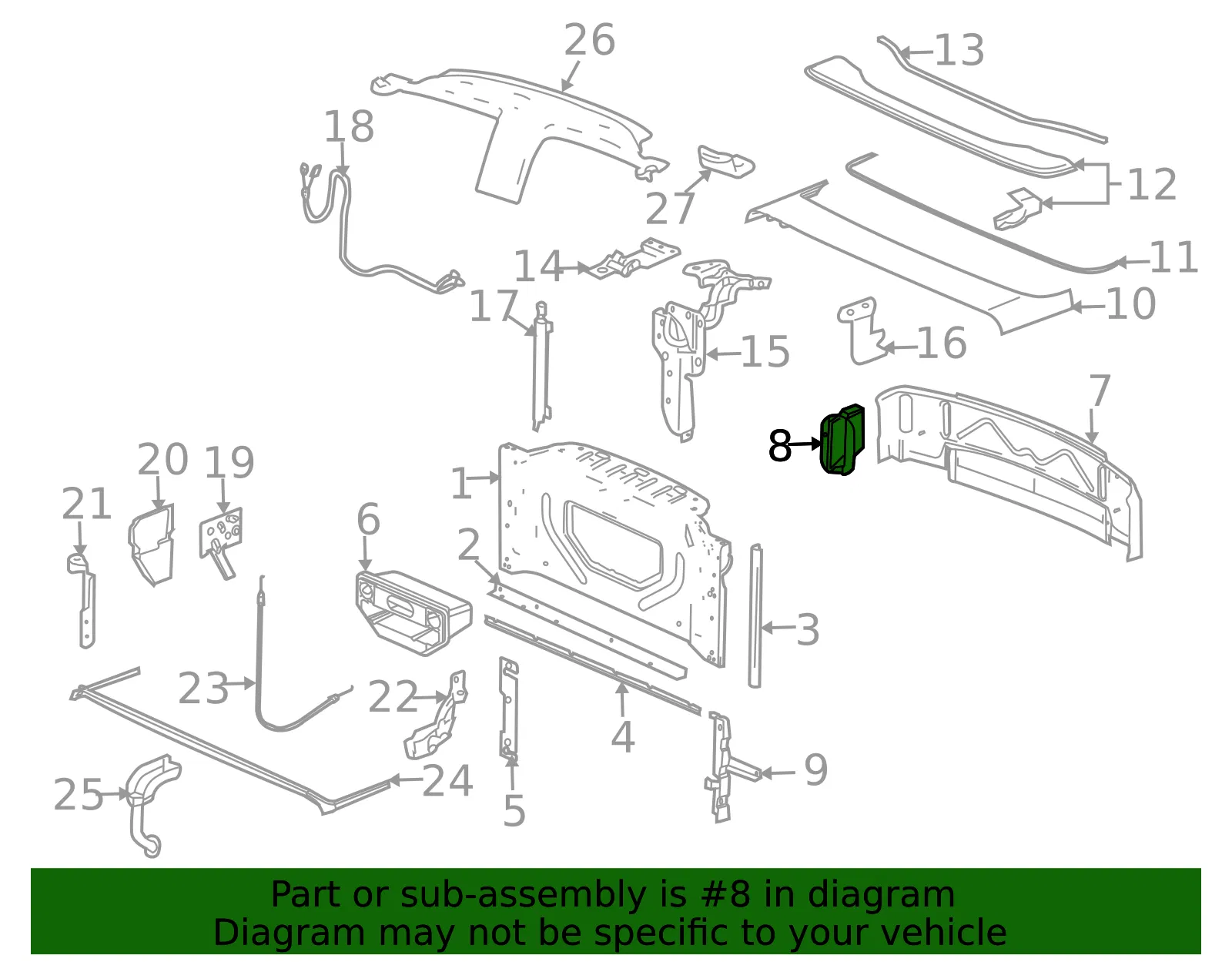 Deflector - GM (15263546) - view 2