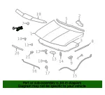 Hinge Assembly Hood - GM (15266548) - view 4