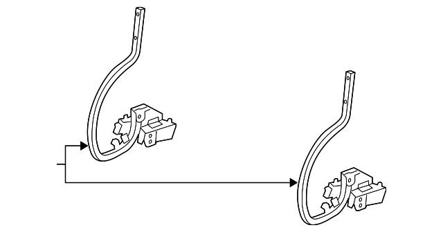 Deck Lid Hinge - GM (15267824)