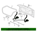 Deck Lid Hinge - GM (15267824) - view 4