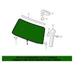 Windshield - GM (15298546) - view 6