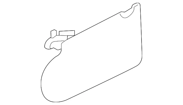 Sunshade Assembly *Lt Opel Gray - GM (15299201)