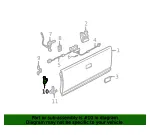 Driver Side Outer Tailgate Hinge - GM (15660003) - view 8