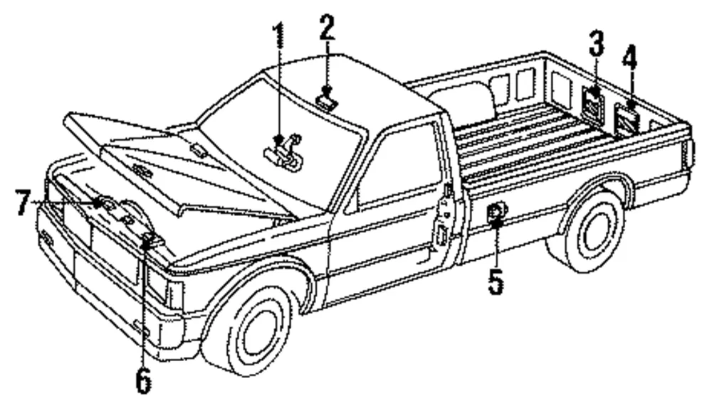 Off Road Caution Label - GM (15661649)