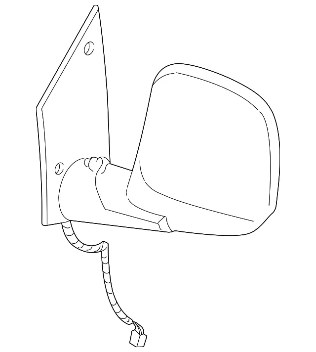 Mirror Assembly O/S Rear View Mar - GM (15768764)
