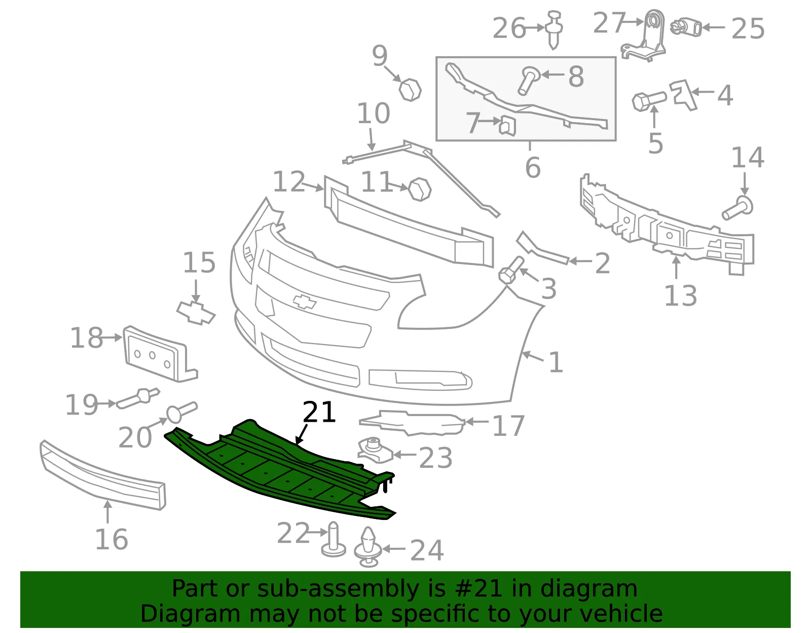 Engine Splash Shield - GM (15826166) - view 4