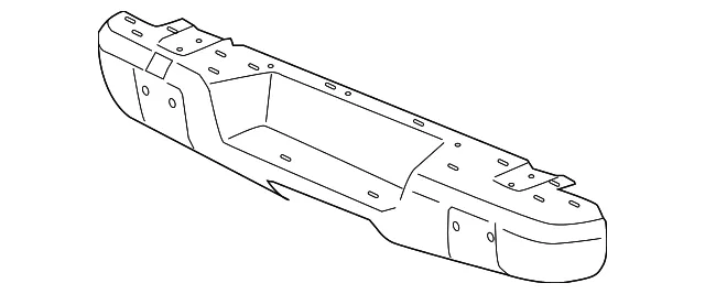 Bumper - GM (15850415) - view 2