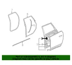 Driver Side Door Upper Hinge Anchor Plate - GM (15868708) - view 8