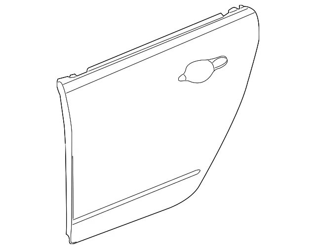 Passenger Side Door Outer Panel - GM (15880696) - view 2