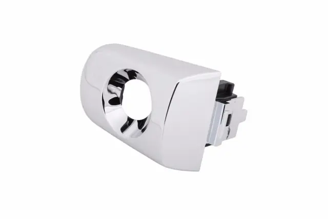 Bright Chrome Front Side Door Lock Cylinder Cap - GM (15895671)