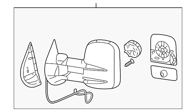 Driver Side Mirror - GM (15904034) - view 4