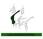 Outer Hinge Pillar - GM (15925414) - view 4