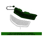 Front Upper Grille - GM (15943196) - view 9