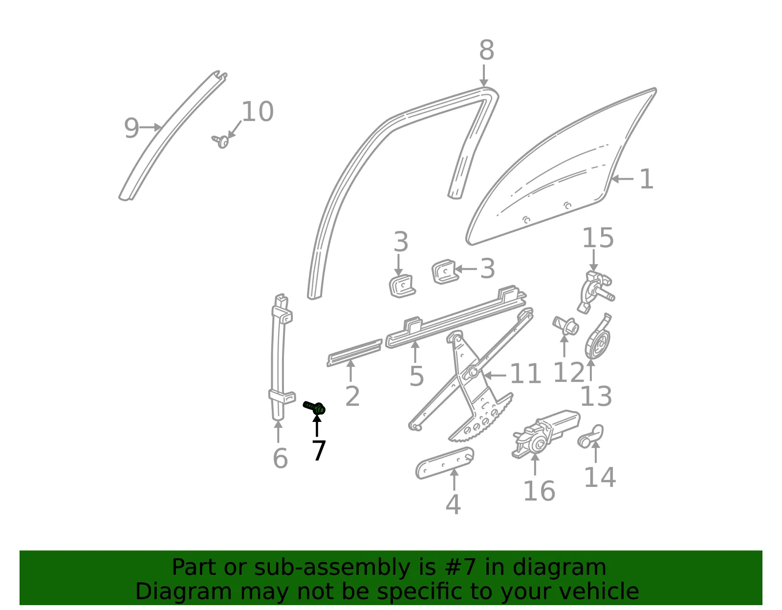 Window Guide - GM (16624405) - view 5