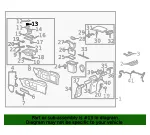Bumper Fuel Filler Dr - GM (16625520) - view 4