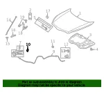 Retainer Hood Prim Lat Rel - GM (19184126) - view 4