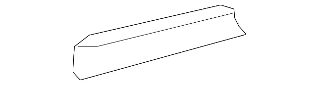 Molding Sun Rf Panel/Window Gar - GM (19184136)
